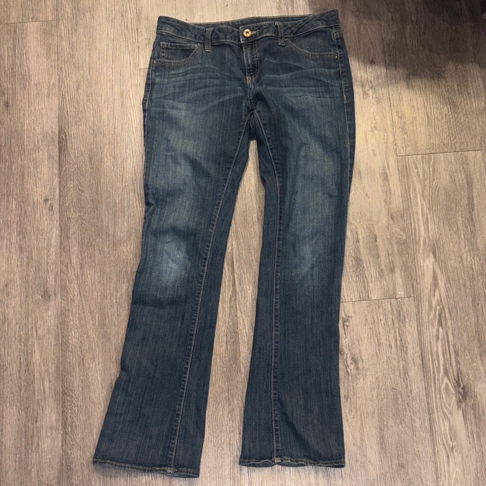 Simply Vera Vera Wang Dark Blue Boot Cut Jeans